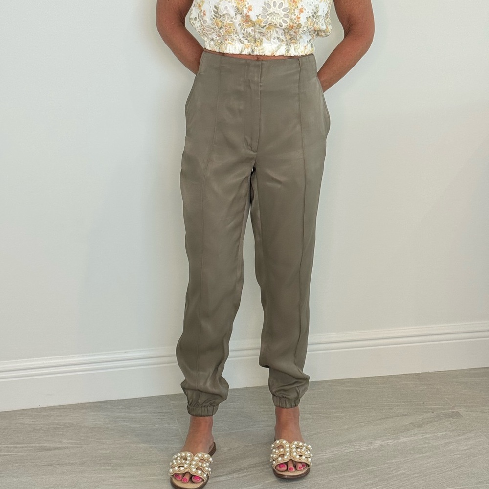 3.1 Phillip Lim Taupe/Green Joggers